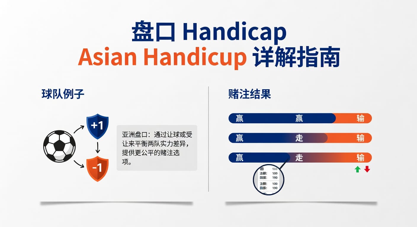 盘口 Handicap Asian Handicap 详解：2026玩法策略避坑