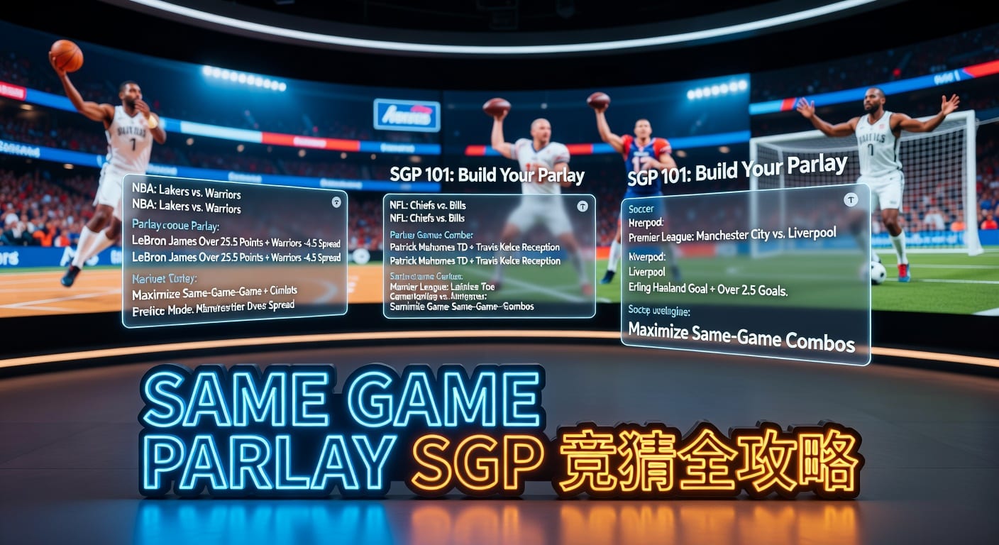 Same Game Parlay SGP投注攻略：2026技巧避坑