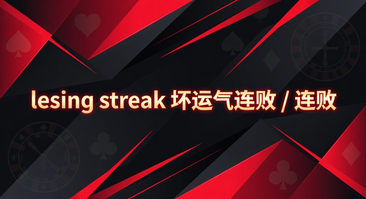 Losing Streak坏运气连败：博彩避坑与逆转策略