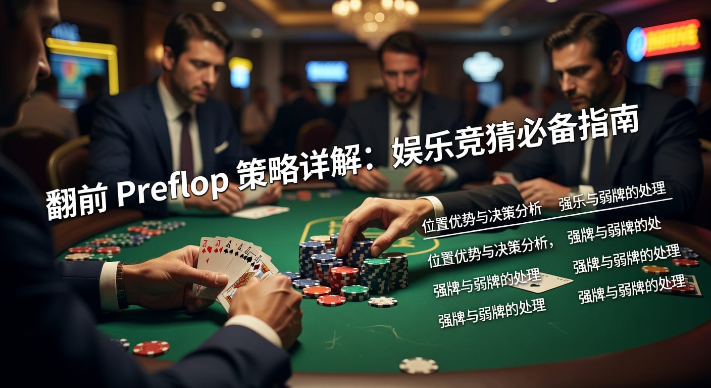 翻前 Preflop 策略：2026德州扑克必备指南