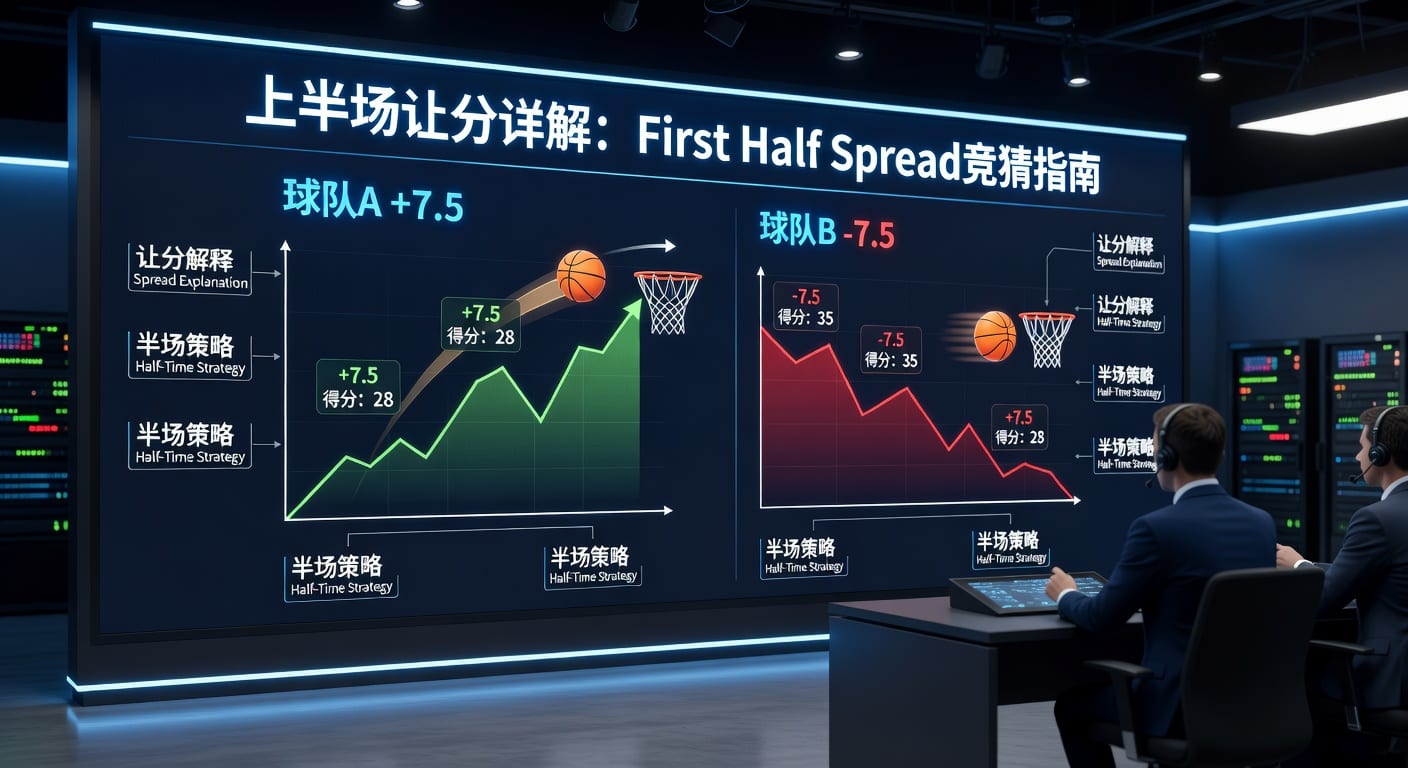 上半场让分 First Half Spread 投注全攻略